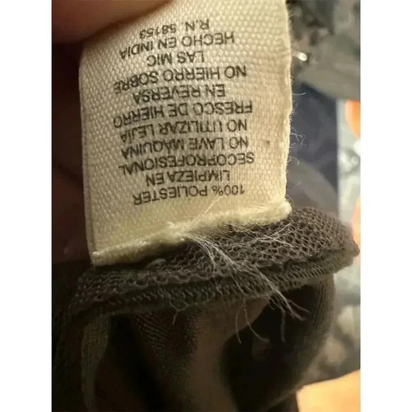 MWT Chaudry Coctail Dress  S Silver Sequin Knee Length 3/4 Sleeve Party h - Picture 8 of 10